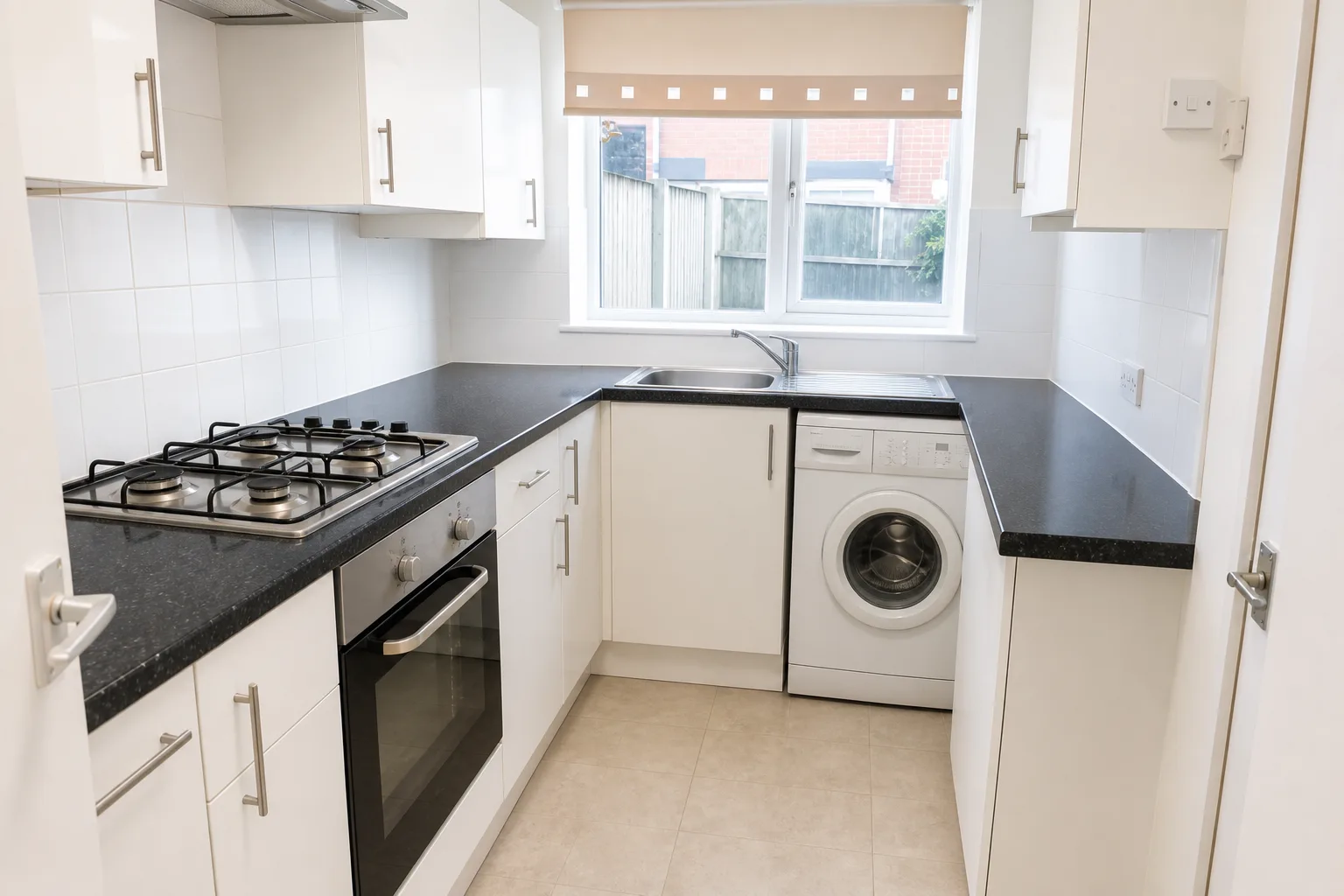 Sparkling kitchen after a deep clean